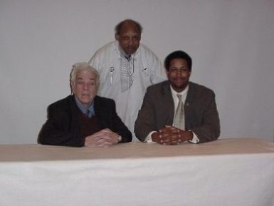 L-R: Bros Georg Iggers, Gerald Smith and Leonard Lockhart